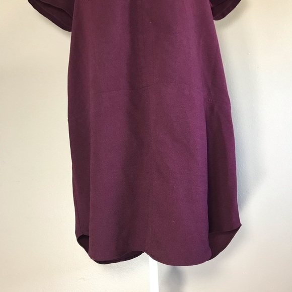 Lush wine red midi dress size L - Picture 6 of 12